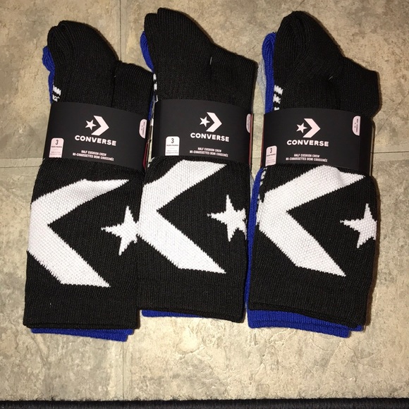 converse men's crew socks